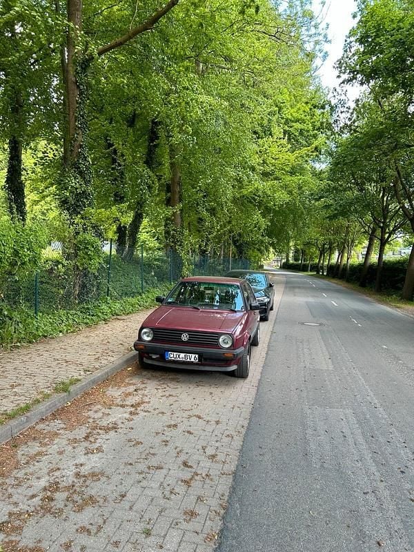 Rot Gebraucht 1990 VW Golf II Kombi | 950 € - Bild 1/4