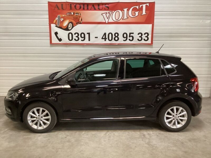 Gebraucht VW Polo LOUNGE 90 PS (66 kW) 2015 Schwarz Kleinwagen