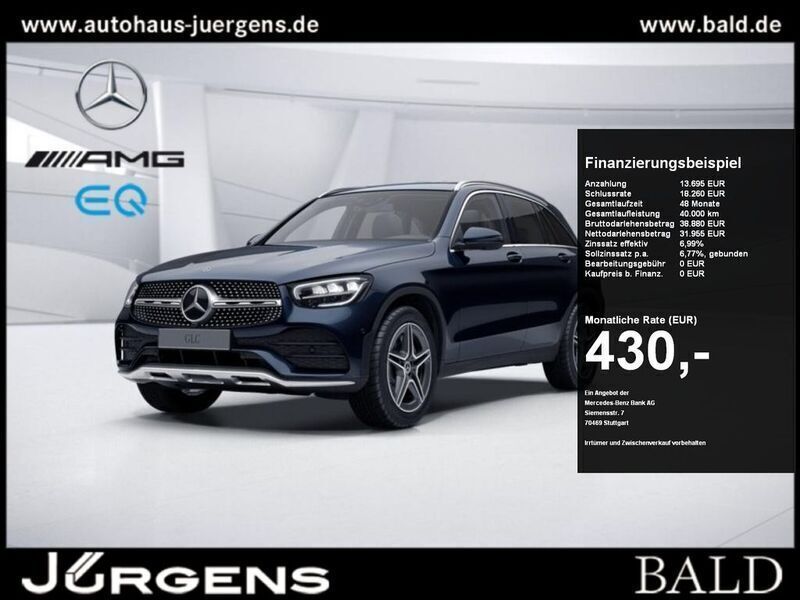 Cavansitblau metallic Gebraucht 2020 Mercedes GLC400d AMG SUV | 45.880 € (Fairer Preis) - Bild 1/4