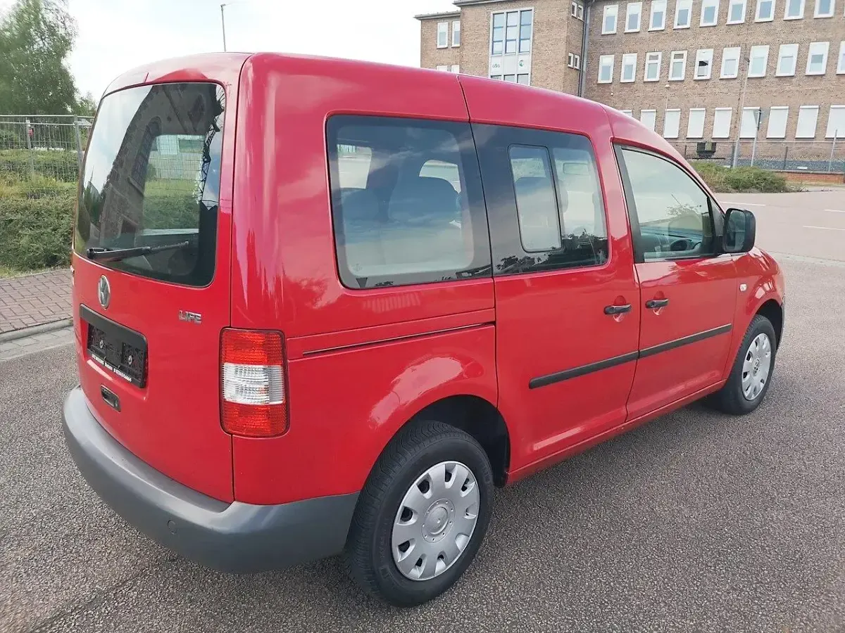 Gebraucht VW Caddy Life 80 PS (58 kW) 2007 Rot Van / Kleinbus