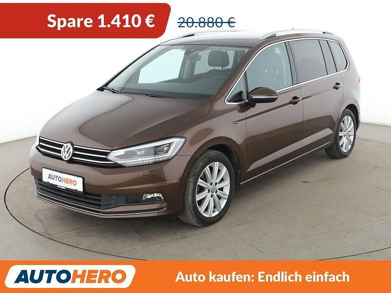 Gebraucht VW Touran Highline 180 PS (132 kW) 2017 Braun Van / Kleinbus
