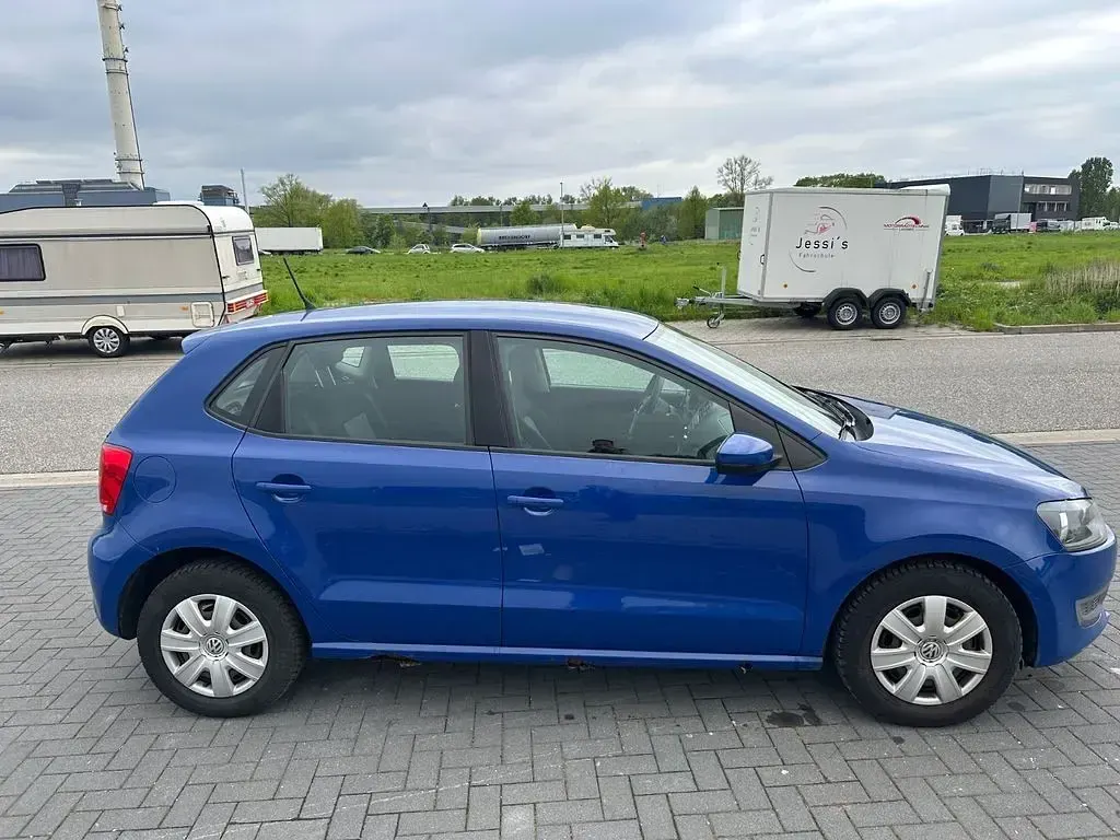 Gebraucht VW Polo Trendline 60 PS (44 kW) 2010 Blau Kleinwagen