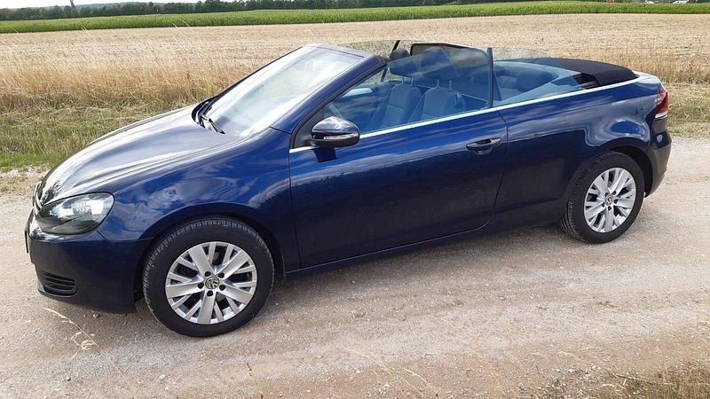 Blau Gebraucht 2013 VW Golf Cabriolet Cabrio | 7.500 € (Superpreis) - Bild 1/4