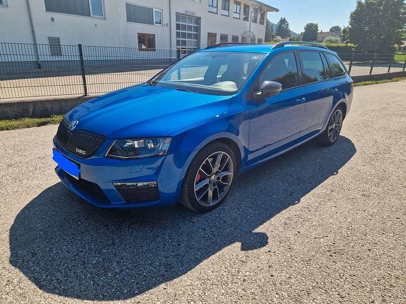 Blau Gebraucht 2014 Skoda Octavia RS Kombi | 13.850 € (Fairer Preis) - Bild 1/4