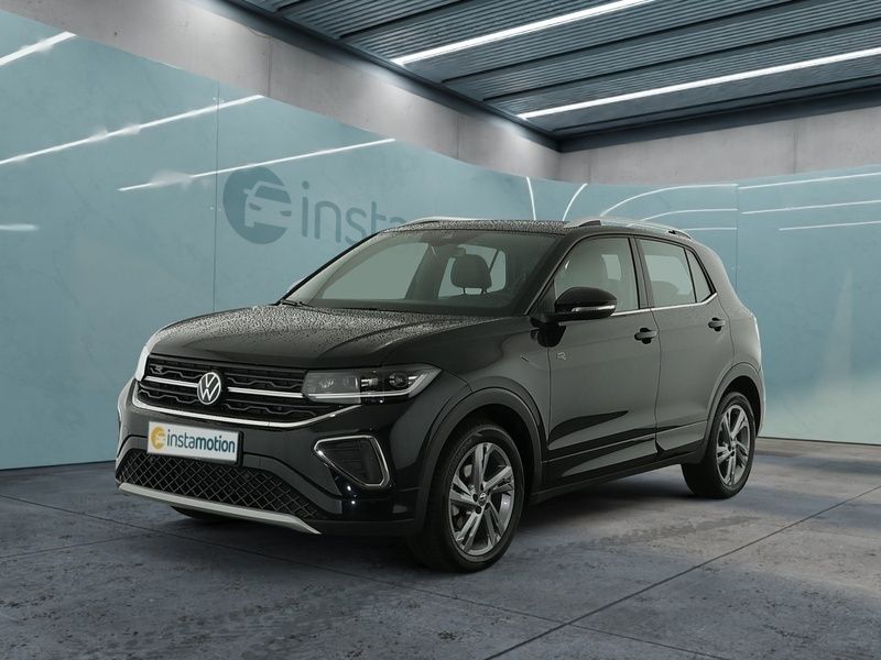 Schwarz Gebraucht 2024 VW T-Cross R-line SUV | 26.950 € (Etwas zu teuer) - Bild 1/4