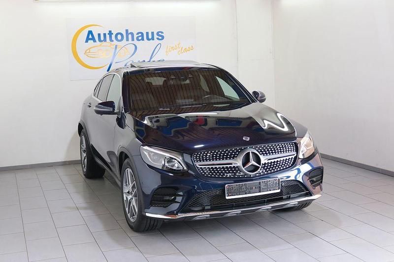 Blau Gebraucht 2019 Mercedes GLC220 AMG Coupé | 35.490 € (Fairer Preis) - Bild 1/4