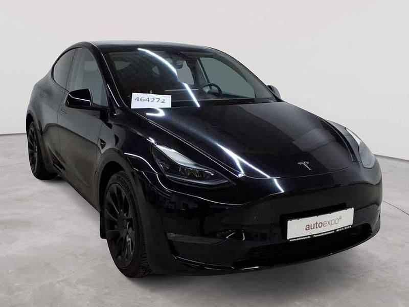 Solid black Gebraucht 2022 Tesla Model Y SUV | 31.690 € (Superpreis) - Bild 1/4
