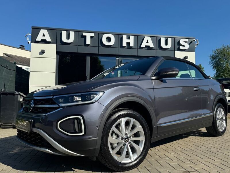 Grau Gebraucht 2024 VW T-Roc Cabriolet Style Cabrio | 28.999 € (Fairer Preis) - Bild 1/4