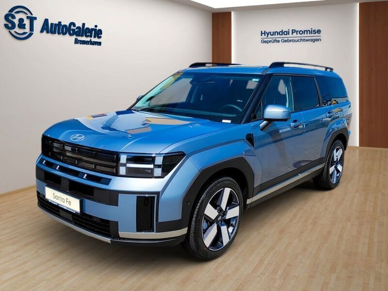 Blau Neu 2025 Hyundai Santa Fe Signature SUV | 52.990 € (Fairer Preis) - Bild 1/4