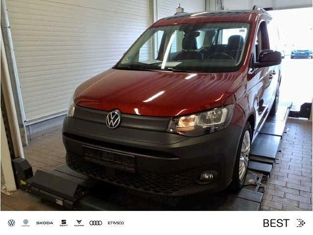 Rot Gebraucht 2021 VW Caddy Maxi Van / Kleinbus | 21.695 € (Guter Preis) - Bild 1/4