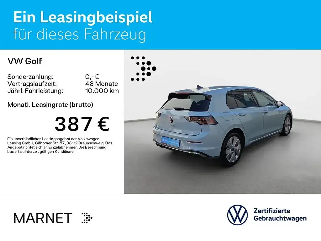 Brugt VW Golf VIII GTE 272 HK (200 kW) 2025 Blå Sedan