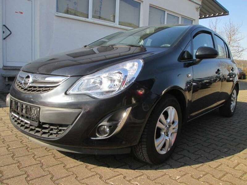Karbonschw graphitschw midnigh Gebraucht 2013 Opel Corsa Active Kleinwagen | 4.999 € (Guter Preis) - Bild 1/4