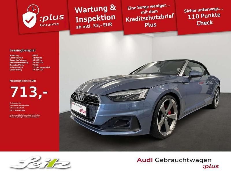 Grau Gebraucht 2022 Audi A5 Cabriolet Sport Cabrio | 44.699 € (Teuer) - Bild 1/3