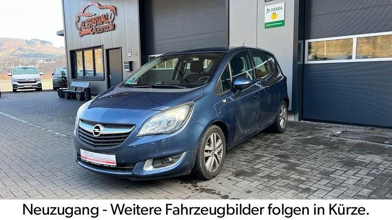 Gebraucht Opel Meriva Style 110 PS (80 kW) 2014 Blau Van / Kleinbus