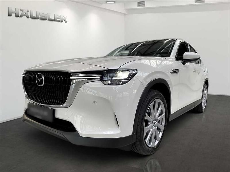 Rhodium white metallic Gebraucht 2023 Mazda CX-60 Exclusive-Line SUV | 34.990 € (Superpreis) - Bild 1/4