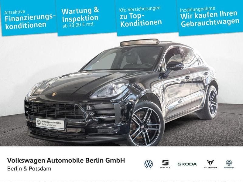 Tiefschwarzmetallic Gebraucht 2019 Porsche Macan SUV | 45.933 € (Guter Preis) - Bild 1/4