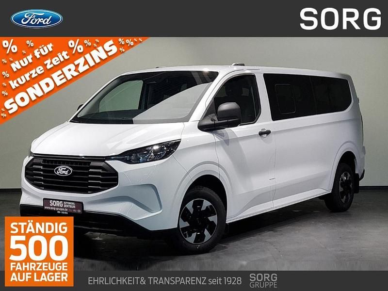 Weiß, frozen white Neu 2025 Ford Transit Custom Trend Kombi | 48.190 € (Teuer) - Bild 1/4
