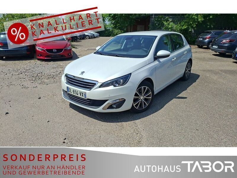 Lack weiss perlglänzend/metall Gebraucht 2014 Peugeot 308 Allure Limousine | 7.785 € (Fairer Preis) - Bild 1/4
