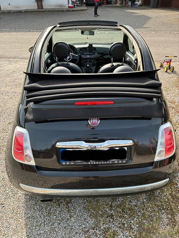 Gebraucht Fiat 500C 82 PS (60 kW) 2013 Schwarz Cabrio