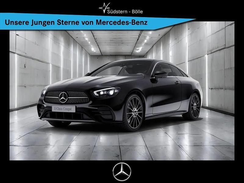 Schwarz Gebraucht 2021 Mercedes E220 AMG Coupé | 48.890 € (Teuer) - Bild 1/4