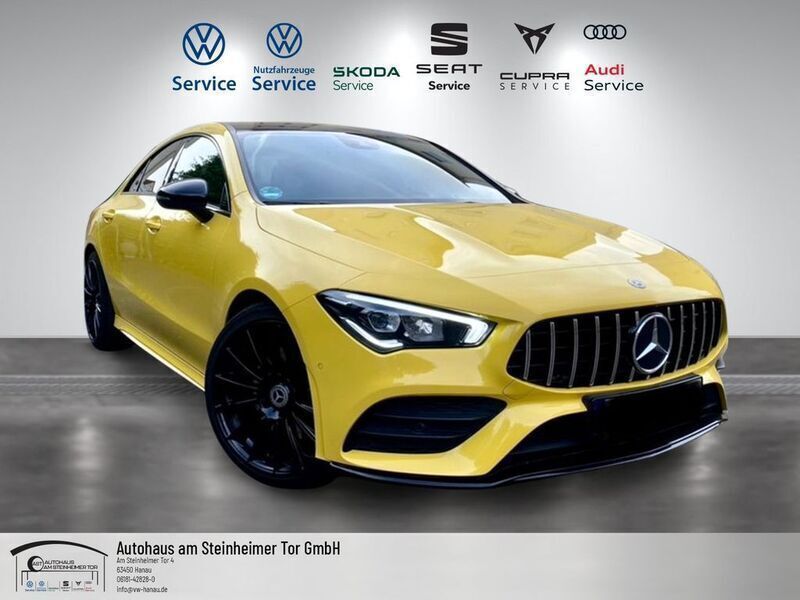 Gelb Gebraucht 2020 Mercedes CLA200 AMG Limousine | 31.890 € (Fairer Preis) - Bild 1/4