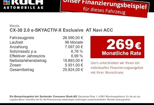 Gebraucht Mazda CX-30 Exclusive 186 PS (136 kW) 2025 Schwarz SUV