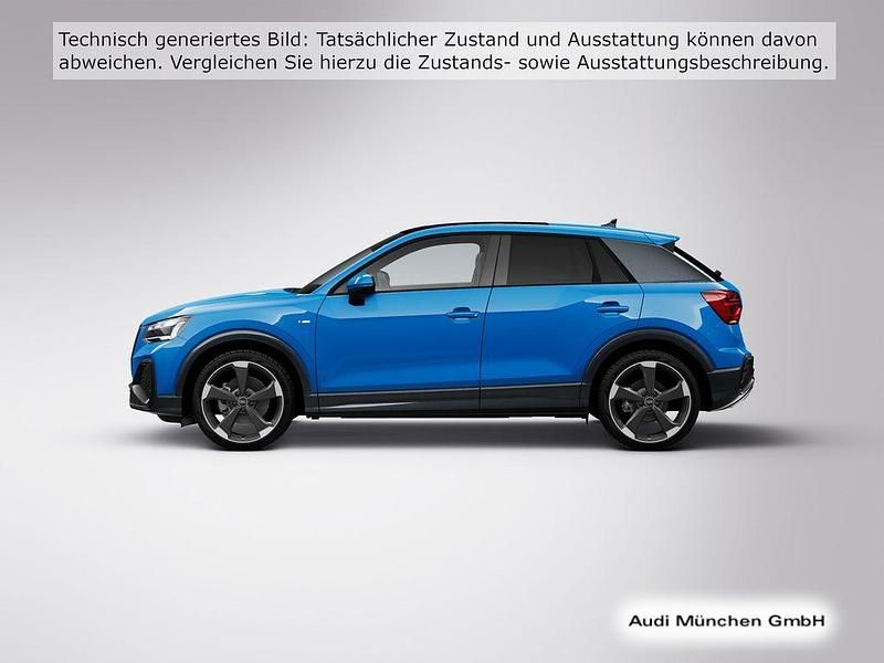 Turboblau Gebraucht 2022 Audi Q2 S-Line SUV | 26.900 € (Fairer Preis) - Bild 1/2