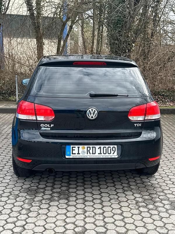 Gebraucht VW Golf VI 2010 Schwarz Kleinwagen