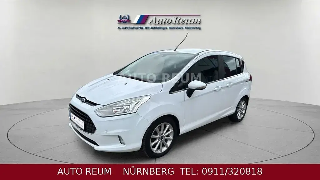 Gebraucht Ford B-MAX Titanium 125 PS (91 kW) 2016 Weiß Van / Kleinbus