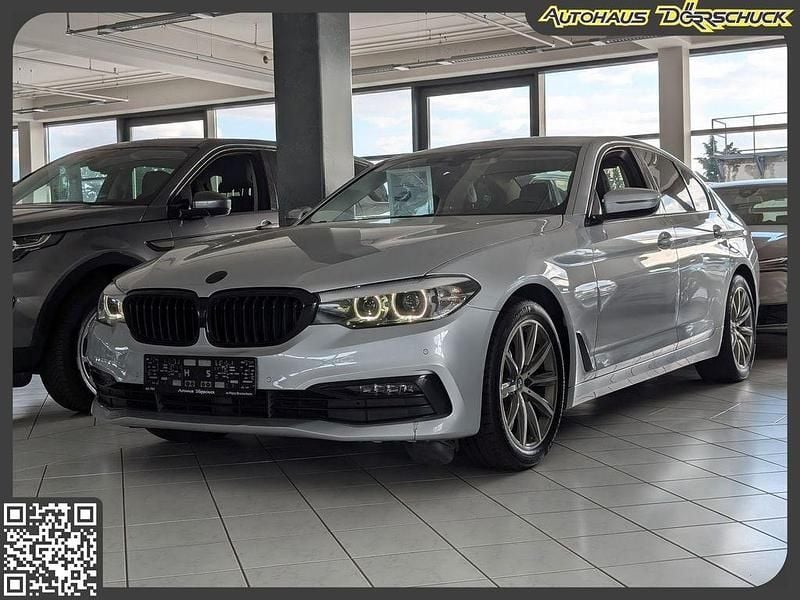 Glaciersilber metallic Gebraucht 2019 BMW 520 Shadowline Limousine | 22.990 € (Guter Preis) - Bild 1/4