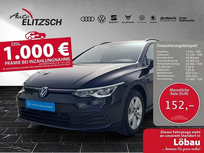 Deep black perleffekt Gebraucht 2023 VW Golf VIII Life Kombi | 26.380 € (Etwas zu teuer) - Bild 1/3