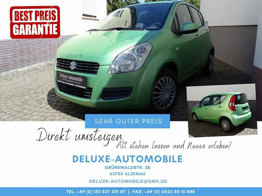 Second-hand Suzuki Splash 65 CP (47 kW) 2009 Verde Hatchback