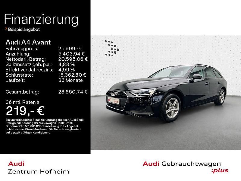Schwarz Gebraucht 2023 Audi A4 Kombi | 25.999 € (Superpreis) - Bild 1/4
