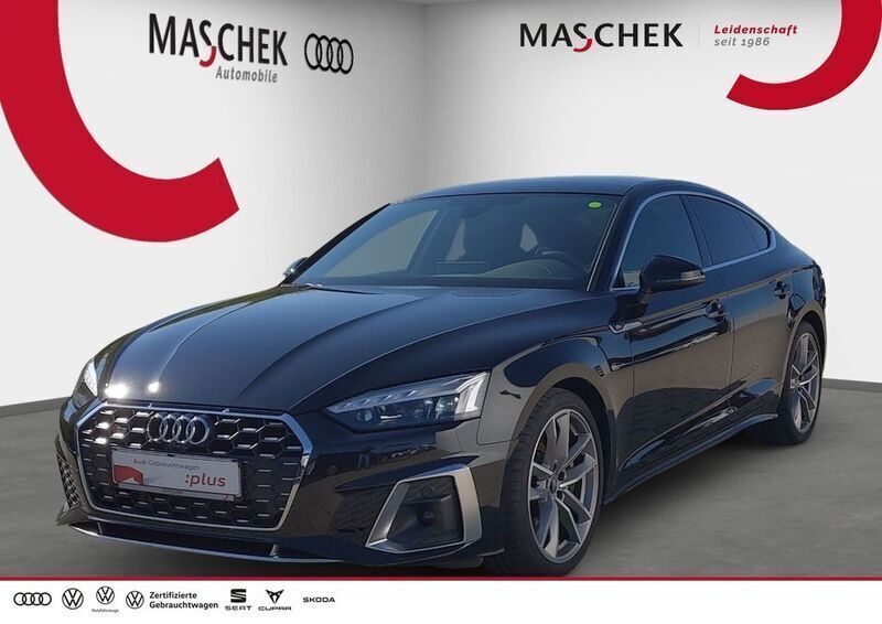 Mythosschwarz Gebraucht 2022 Audi S5 Sportback Ambiente Kleinwagen | 39.840 € (Superpreis) - Bild 1/2