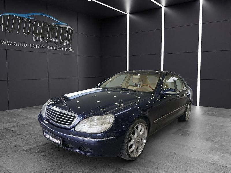Blau Gebraucht 1999 Mercedes S500 Limousine | 16.980 € - Bild 1/4