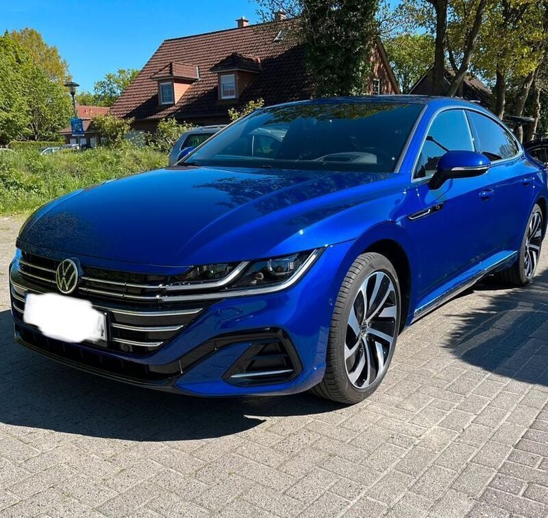 Blau Gebraucht 2021 VW Arteon R-line Limousine | 31.399 € (Fairer Preis) - Bild 1/4