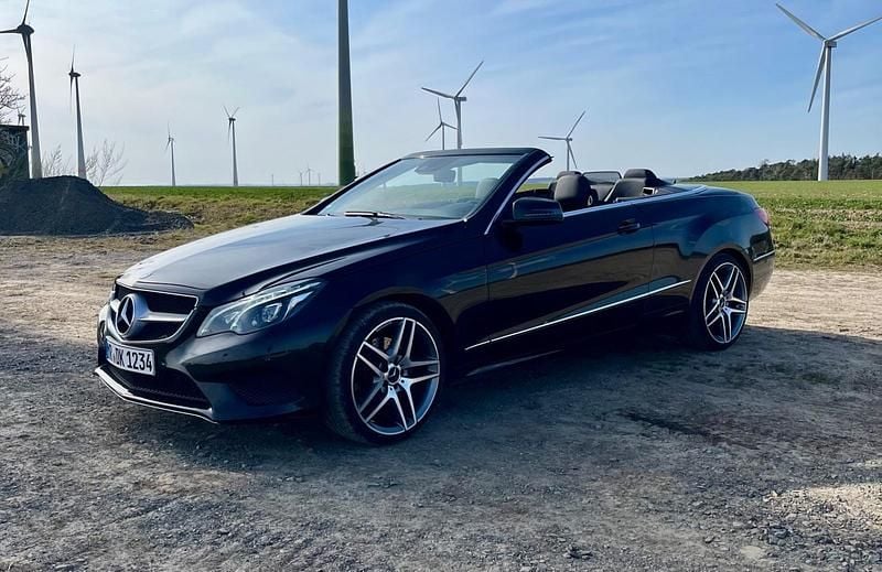 Schwarz Gebraucht 2013 Mercedes E250 Cabrio | 19.499 € (Guter Preis) - Bild 1/4