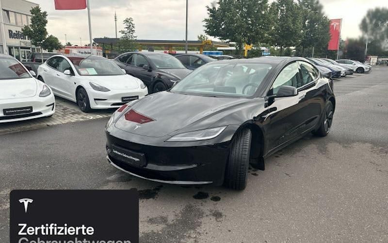 Schwarz Gebraucht 2024 Tesla Model 3 Long Range Limousine | 45.000 € - Bild 1/4