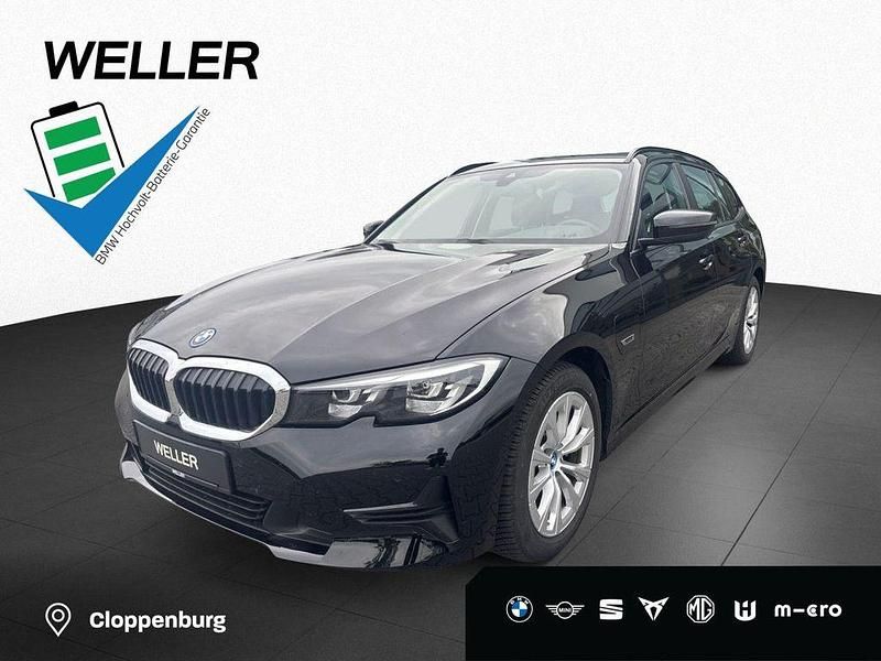 Schwarz Gebraucht 2021 BMW 320e Advantage Kombi | 27.450 € (Guter Preis) - Bild 1/4