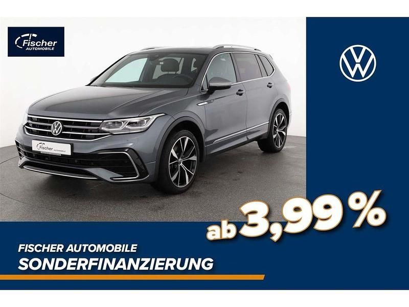 Grau Gebraucht 2022 VW Tiguan Allspace R-line SUV | 38.980 € (Fairer Preis) - Bild 1/4