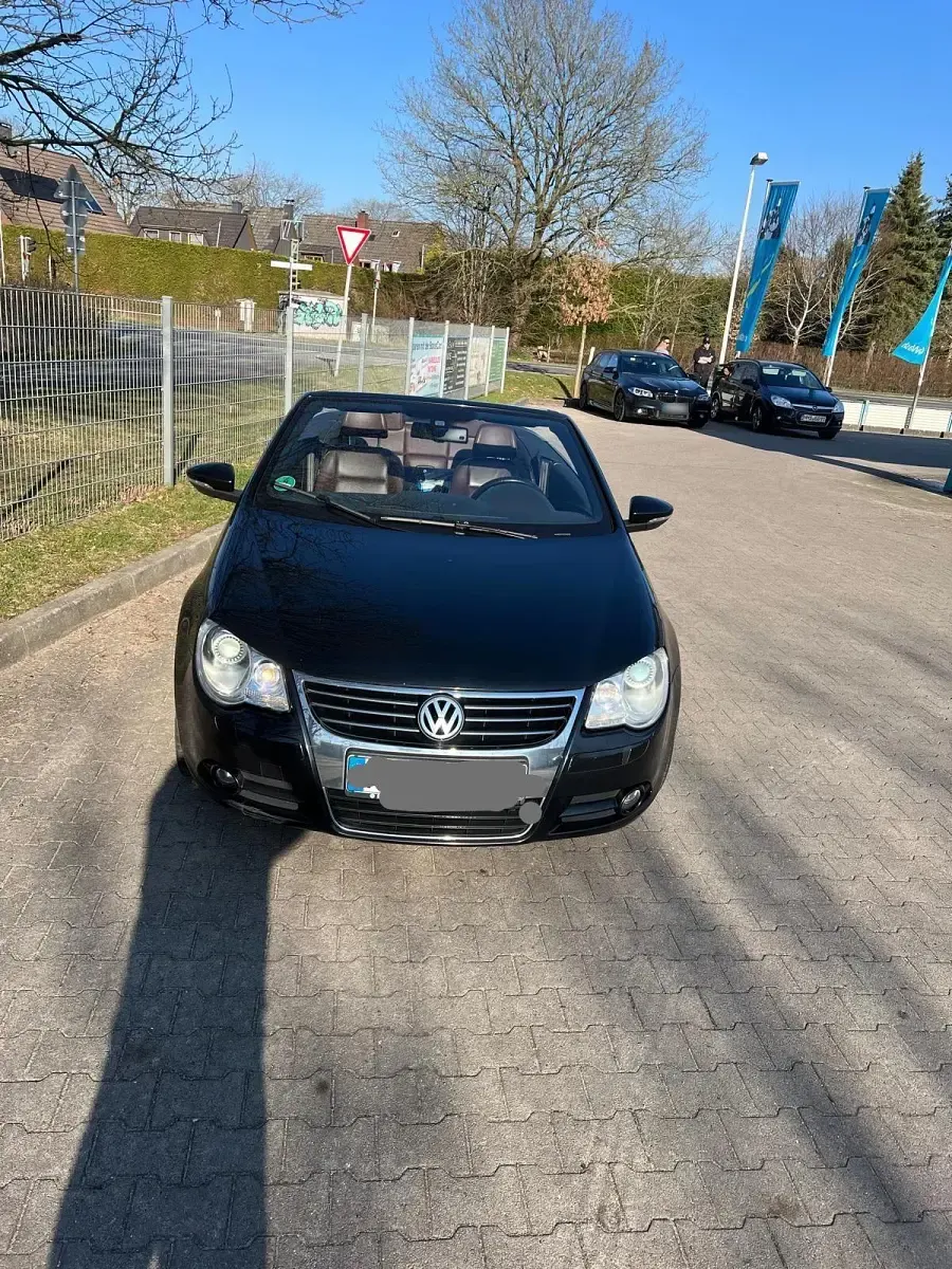 Gebraucht VW Eos 200 PS (147 kW) 2009 Schwarz Cabrio