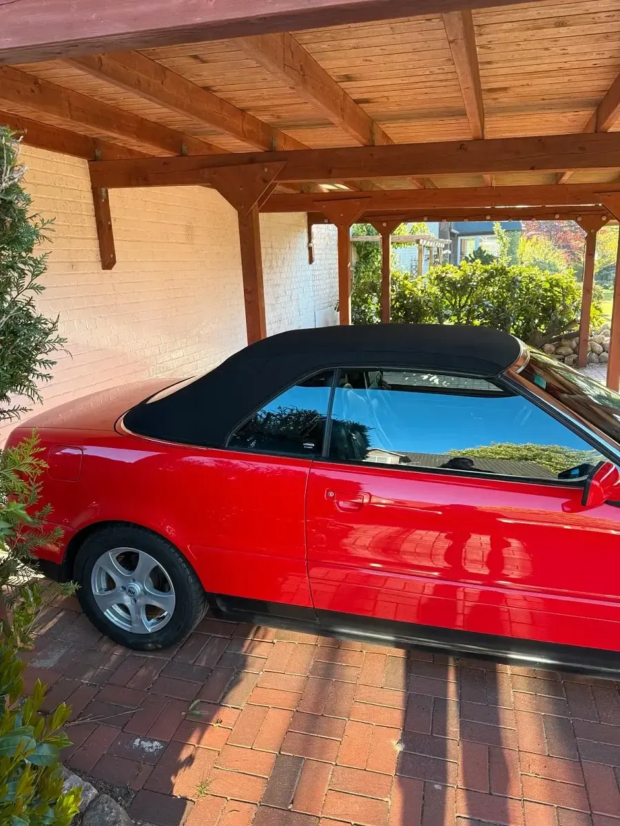 Gebraucht Audi 80 150 PS (110 kW) 1998 Rot Cabrio