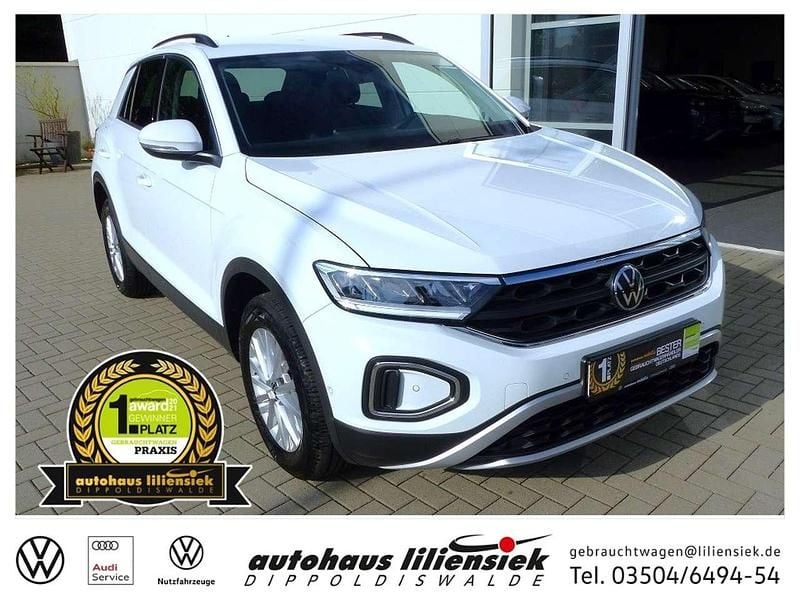 Pure white Gebraucht 2023 VW T-Roc Life SUV | 18.550 € (Fairer Preis) - Bild 1/4