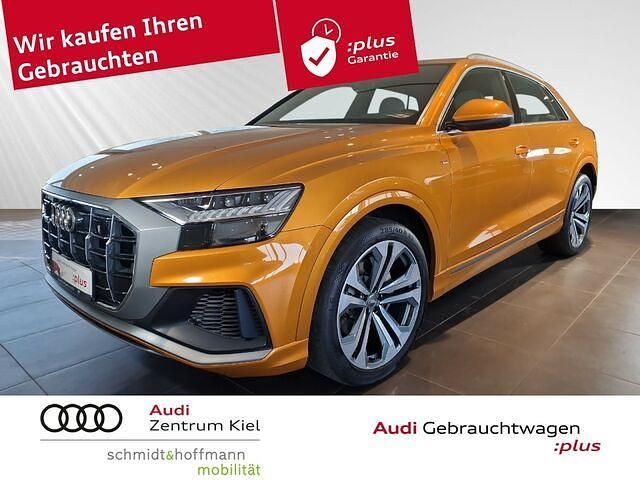 Drachenorange metallic Gebraucht 2018 Audi Q8 S-Line SUV | 47.980 € (Fairer Preis) - Bild 1/2