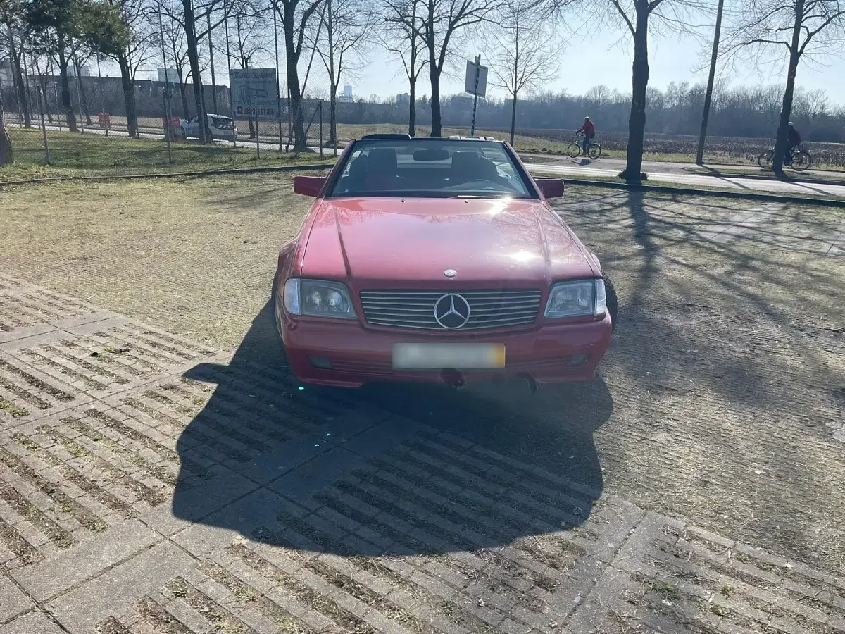 Gebraucht Mercedes SL500 326 PS (239 kW) 1991 Rot Cabrio