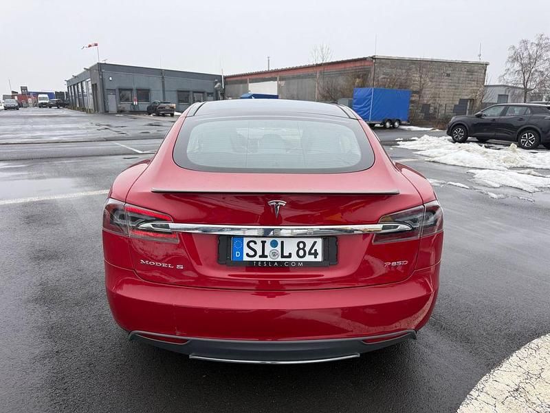 Gebraucht Tesla Model S 344 kW (469 PS) 2015 Rot Kleinwagen