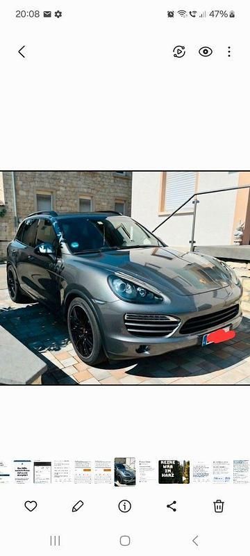 Silber Gebraucht 2014 Porsche Cayenne Platinum Edition SUV | 22.990 € (Superpreis) - Bild 1/4