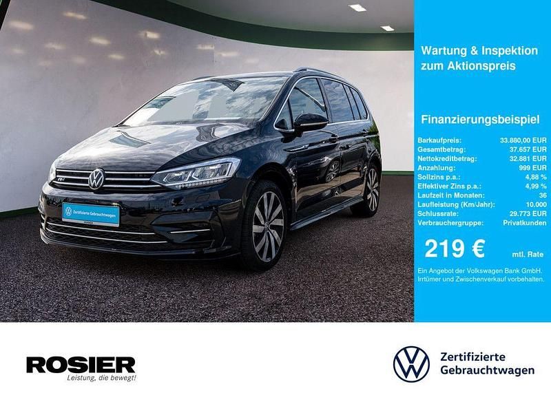 Schwarz / deep black Gebraucht 2024 VW Touran Highline Van / Kleinbus | 33.880 € (Fairer Preis) - Bild 1/4