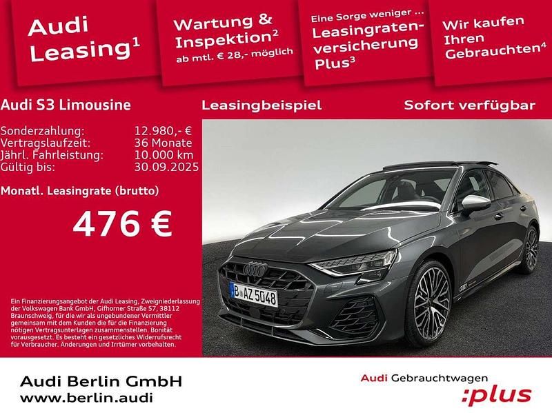 Daytonagrau perleffekt Gebraucht 2025 Audi S3 Ambiente Limousine | 64.900 € - Bild 1/3