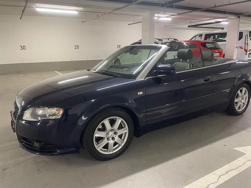 Blau Gebraucht 2006 Audi A4 Cabriolet Cabrio | 3.490 € (Guter Preis) - Bild 1/4